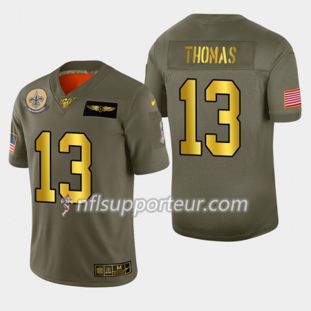 Maillot Homme New Orleans Saints Michael Thomas 13 Nike 2019 Salute to Service 100th